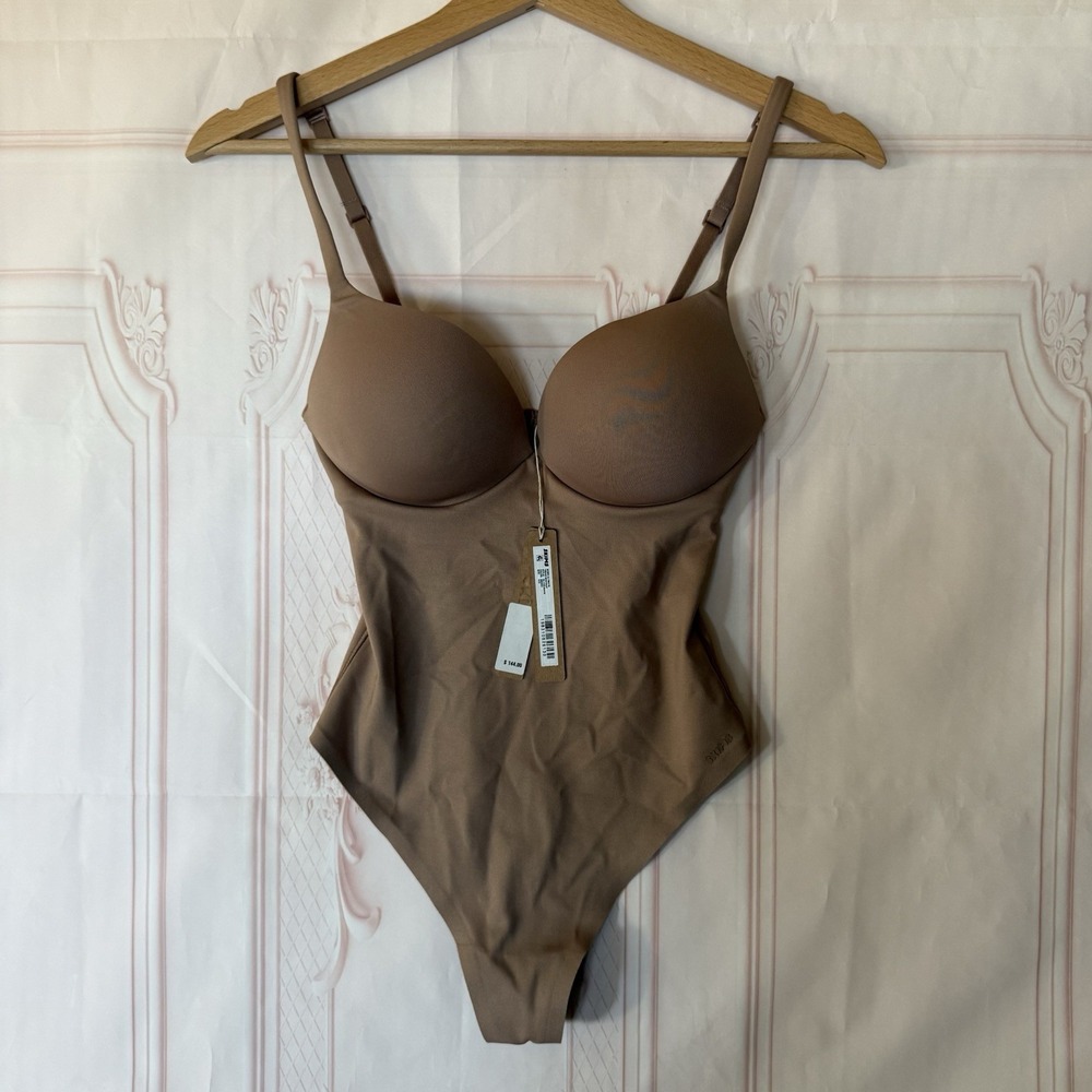 Skims Ultimate Body Push-Up Thong Bodysuit Sienna Size XXS NWT $144